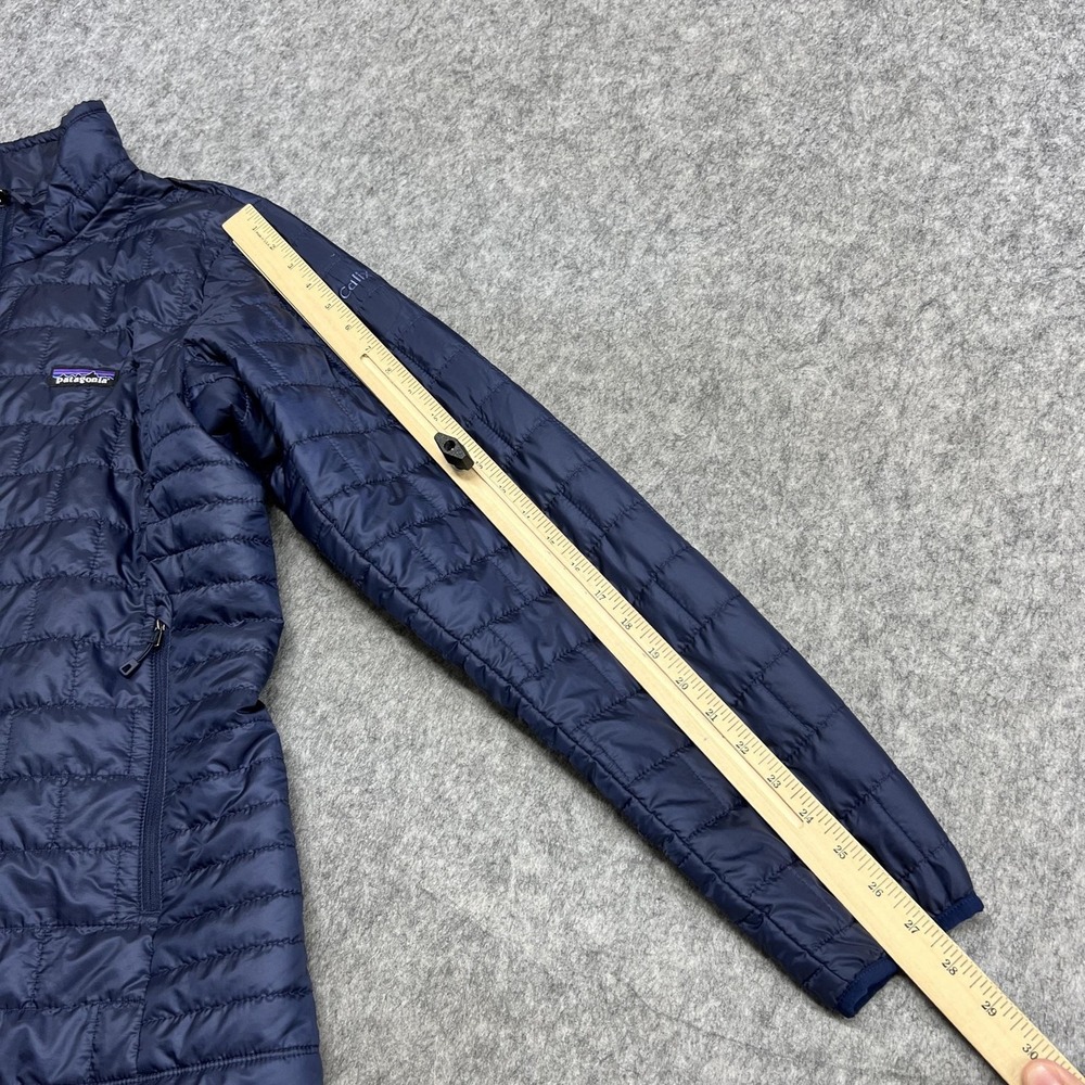 Patagonia Nano Puff Jacket Womens XL Blue Quilted Full Zip Lightweight Insulated - Picture 7 of 15